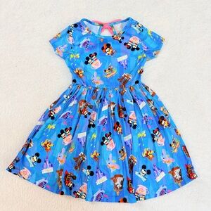 Disney Collaborated With Joey Chou .Tinker bell Pluto Minnie Mickey Dumbo Dress